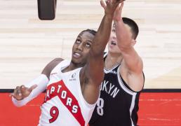 （体育）篮球——NBA季前赛：猛龙胜篮网