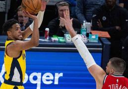 步行者队祖巴茨最期(qī)待在(zài)印第安(ān)纳的机會(huì)：携手(shǒu)哈(hā)利伯顿共创辉煌