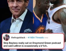 格林自爆在(zài)2016年NBA总决赛上，将詹姆斯称为“B*tch”