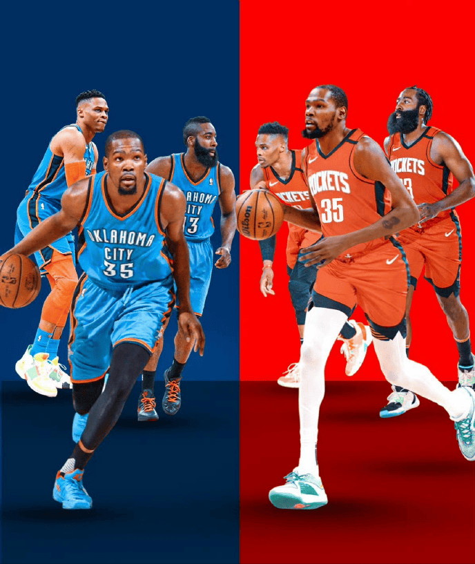 只用3年就完成重建！雷(léi)霆火箭(jiàn)3年前(qián)西部倒数前(qián)二(èr)，上赛季西部前(qián)二(èr)