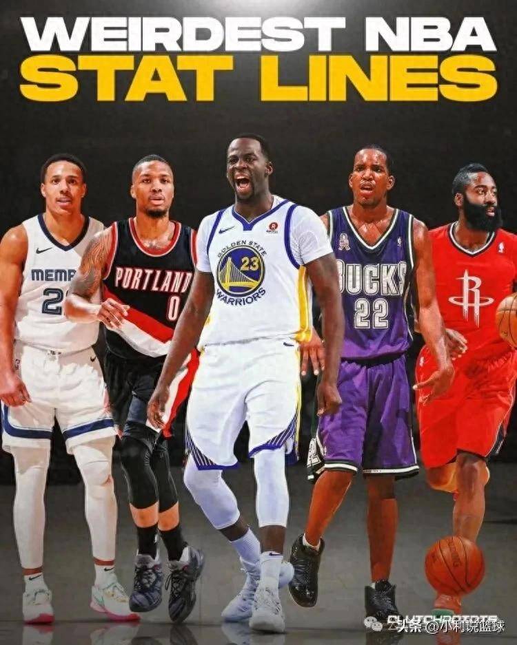 NBA离谱数据:哈登2球27分,追梦4分三双,罗德曼0+28!哪个更难