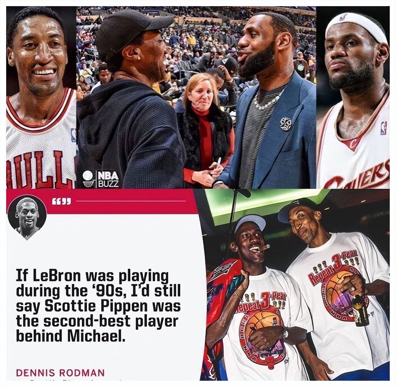 NBA历史胜率最高的二人组合，乔丹皮蓬胜率71.9%排名第四