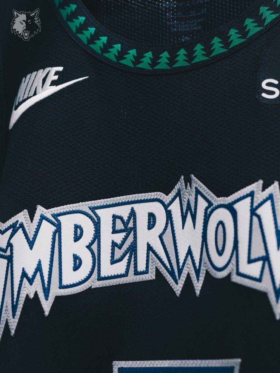明尼苏达森林狼队发布“Black Trees”经典球衣